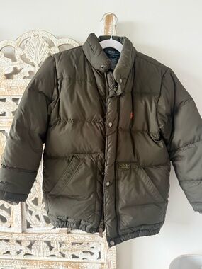 POLO RALPH LAUREN Kids Olive Puffer Coat